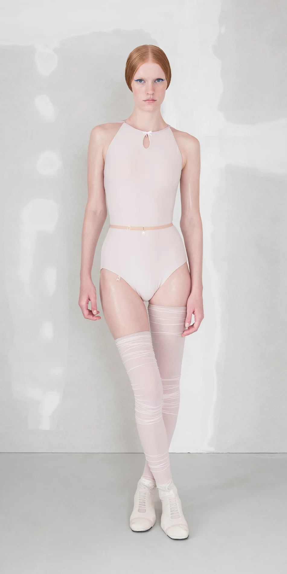 TEARDROP BOW pearl blush