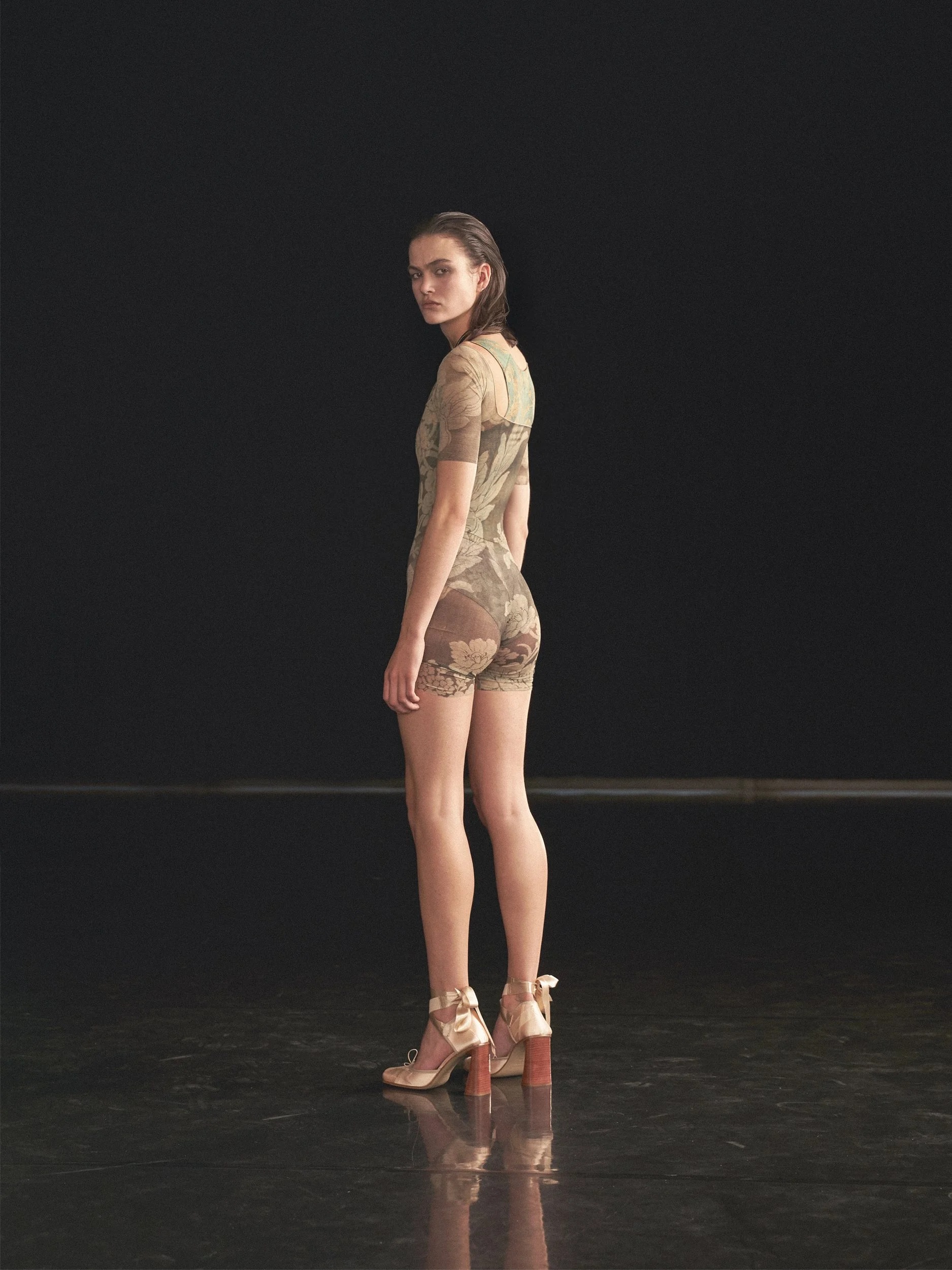 Mesh Catsuit Venice Green 商品图片 2