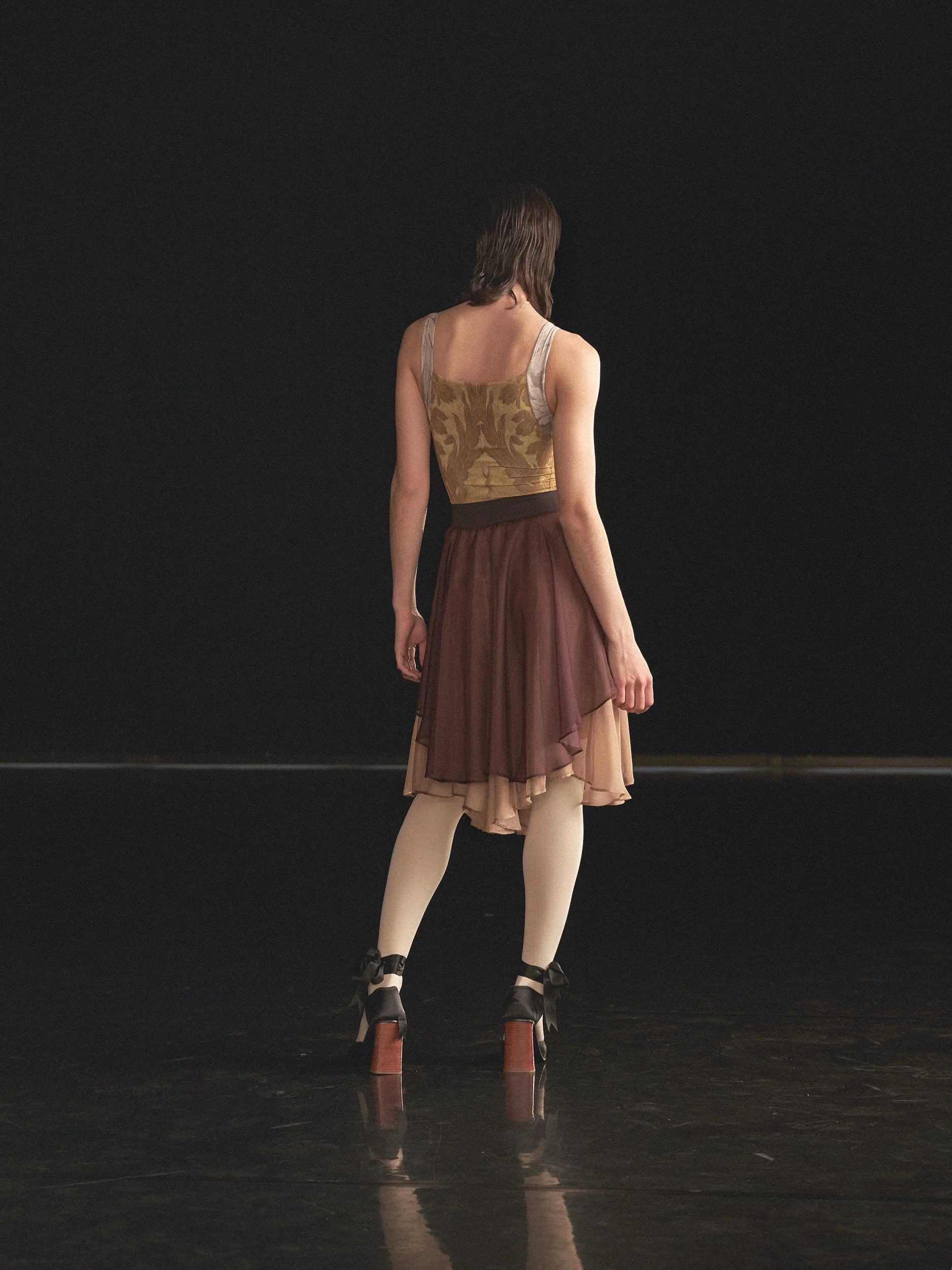 Oxblood Long Skirt 商品图片 2