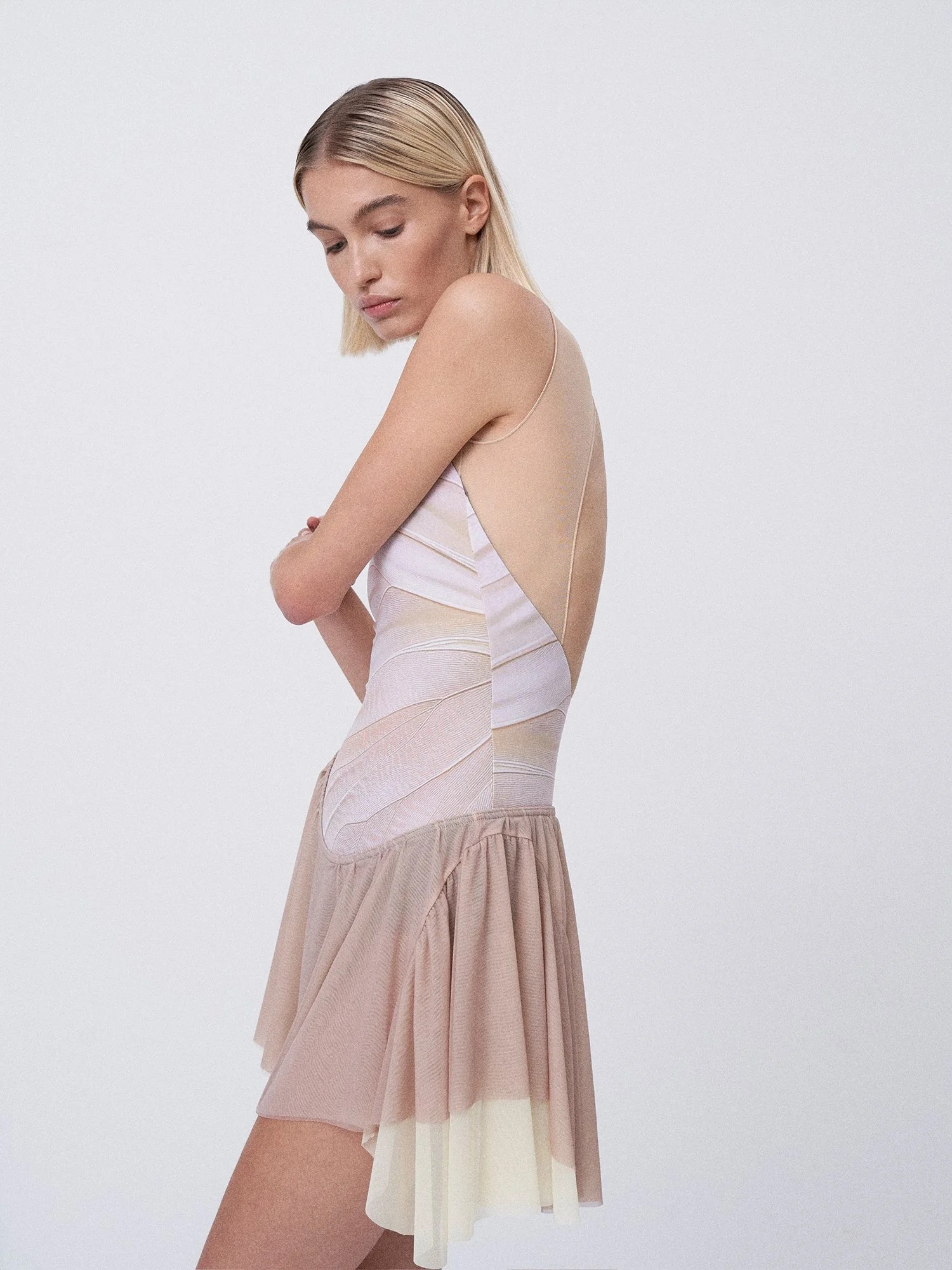 Satin Pink - Pannier Skirt 商品图片 2